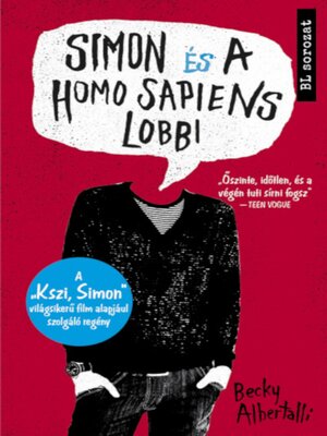 cover image of Simon és a Homo Sapiens Lobbi